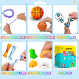 30 Pack Sensory Fidget Toys for Kids Classroom, Autism Sensory Product Calm Down Fidgets for Kids Age 5-7, 8-12, ADHD Stress Relief Travel Toys Christmas Stocking Stuffers for Teens