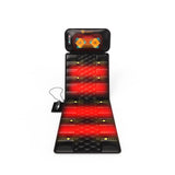 DOPICT Massage Mat, Detachable Neck Massager, Full Body Vibration Heating, Massage Pad with 10 Vibrating Motors and 9 Speed Settings for Home Office Use, Gift for Men Women Parents Christmas,Black