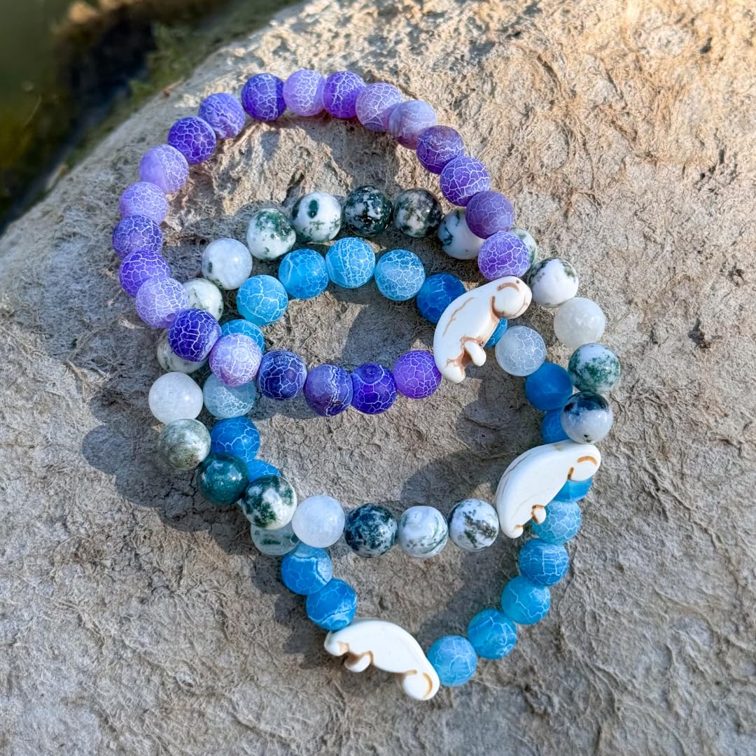 Fahlo Drift Manatee Tracking Bracelet, Sky Stone, One Size