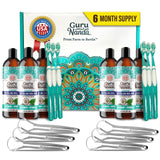 GuruNanda CocoMint Oil Pulling Mouthwash for Complete Oral Hygiene, 7 Essential Oils & Vitamins for Happy Teeth & Gums & Fresh Breath, Alcohol-Free, 6X8 oz