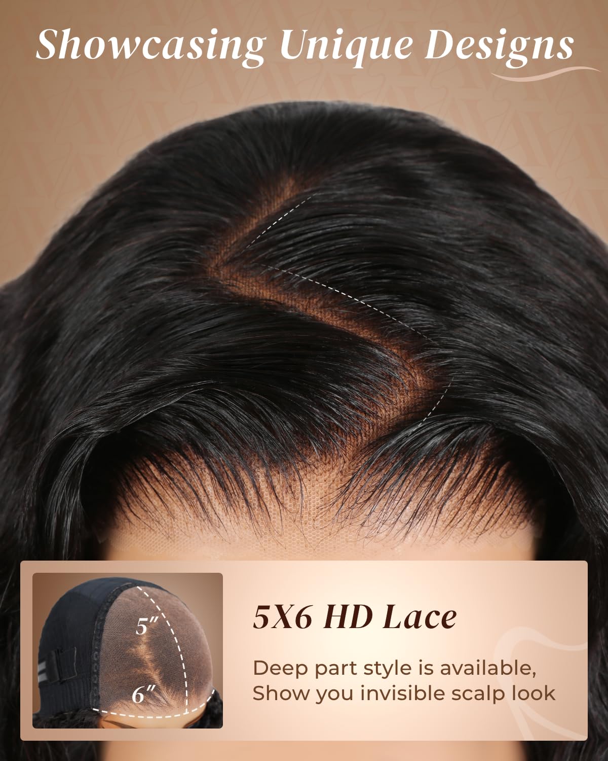 Arabella 5x6 Wear and Go Glueless Wigs Human Hair 210% Density Deep Curly Bob Wig Lace Front Wig Pre-Cut Lace Wigs Pre Bleached Tiny Knots Bob Wig Human Hair(12inch, 5x6 DC Glueless Bob)