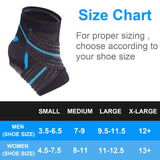 Nvorliy AquaFlex Pro Ankle Brace, Compression Ankle Sleeve for Swimming, Aquatic, Sailing, Scuba Diving, Surfing, Paddle Boarding, Kayaking & Injury Recovery – Supports Women & Men