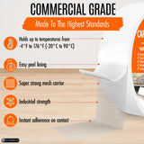 All Flooring Now Carpet Tile Tape Double Sided 4in x 90ft (3 Pack) Heavy Duty Reinforced Web Mesh Residue Free - Indoor Outdoor for Carpet Tiles, Hardwood, Vinyl, Rugs, Carpet, Rubber & Mat Gripper