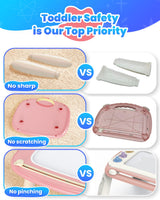 Seimome Magnetic Drawing Board, Toddler Girl Toys for 1-2 Year Old, Doodle Board Pad Learning and Educational Kids Toys for 1 2 3 Year Old Baby Girl Birthday Christmas GIF- Pink