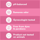 Summer's Eve Simply Sensitive Daily Gentle Feminine Wipes, Removes Odor, pH balanced, 32 count, 4 Pack