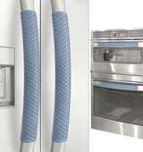 Refrigerator Door Handle Covers, 4 PCS, Performance Appliance Handle Covers, Non-Slip Fridge Door Handle Covers, Keep Your Kitchen Clean, Microwave Oven Dishwasher door Handle Protectors(Navy Blue)
