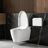 Bertreno Commercial Toilet Seat Cover Dispenser Wall Mount Half-Fold Toilet Seat Cover Holder for Restroom Commercial Bathroom White