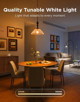 Govee Smart Light Bulbs, WiFi Bluetooth Color Changing Bulbs, Music Sync, 54 Dynamic Scenes, 16 Million DIY Colors RGB Light Bulbs, Work with Alexa, Google Assistant, 800 Lumen, 8 Pack