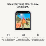 Google Nest Doorbell (Wired, 3rd Gen) - 2K Video and Gemini, Live View, Night Vision, 2-Way Audio - Works with Google Home - 2025 Model - Snow