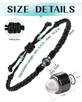 SUPHELPU Custom Bracelets with Picture Inside, Personalized Photo Bracelet Projection, Personalized Gifts for Memorial Mom Mothers Day, Women's Italian Style Charm Bracelets