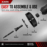KATA 25 Piece Hole Saw Kit with 3/4"-6" for Wood, Drywall, PVC and Plastic