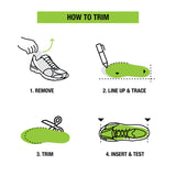 Superfeet All-Purpose Support High Arch Insoles (Green) - Trim-To-Fit Orthotic Shoe Inserts - Professional Grade - Men 5.5-7 / Women 6.5-8