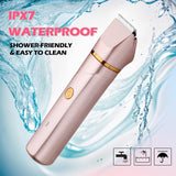 Bikini Trimmer for Women 2-in-1 – Rechargeable Electric Razors for Women, Painless Electric Shaver for Bikini, Underarm, Legs, Arms – IPX7 Waterproof, Compact Travel Design