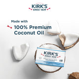 Kirk's Castile Bar Soap for Men, Women & Children - Made with Premium Coconut Oil, Sensitive Skin Formula, Vegan, Non GMO, Original Fresh Scent, 4 oz. Bars, 48 Pack