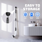 Electric Spin Scrubber for Bathroom: Shower Scrubber with Long Handle