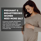 Venture Pal High Sodium Sugar Free Electrolytes Powder Packet - Hydration Packets with Vitamin, Sodium & Potassium | Zero Calories | Vegan, Keto & Paleo Friendly Electrolyte Drink Mix - 30 Sticks