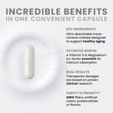 Pure TheraPro Rx Bio Boron 10mg, 3 Months Supply - Bororganic Glycine Boron for Men & Women - Premium Formula for Bone Health, Joint Flexibility, Cardiovascular Function & Immunity Support