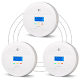 Interconnected Smoke and Carbon Monoxide Detector, 10-Year Battery Wireless Interlinked Smoke & CO Alarm with Dual Sensors, Home Fire & CO Safety Protection (3Pack)
