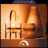 Philips Hue Smart LED A19 Bulb 4-Pack, Warm White Light 2700K, E26 Base, 9W, 810 Lumens, Dimmable LED Bulbs, Works with Alexa, Google Assistant, and Apple Home