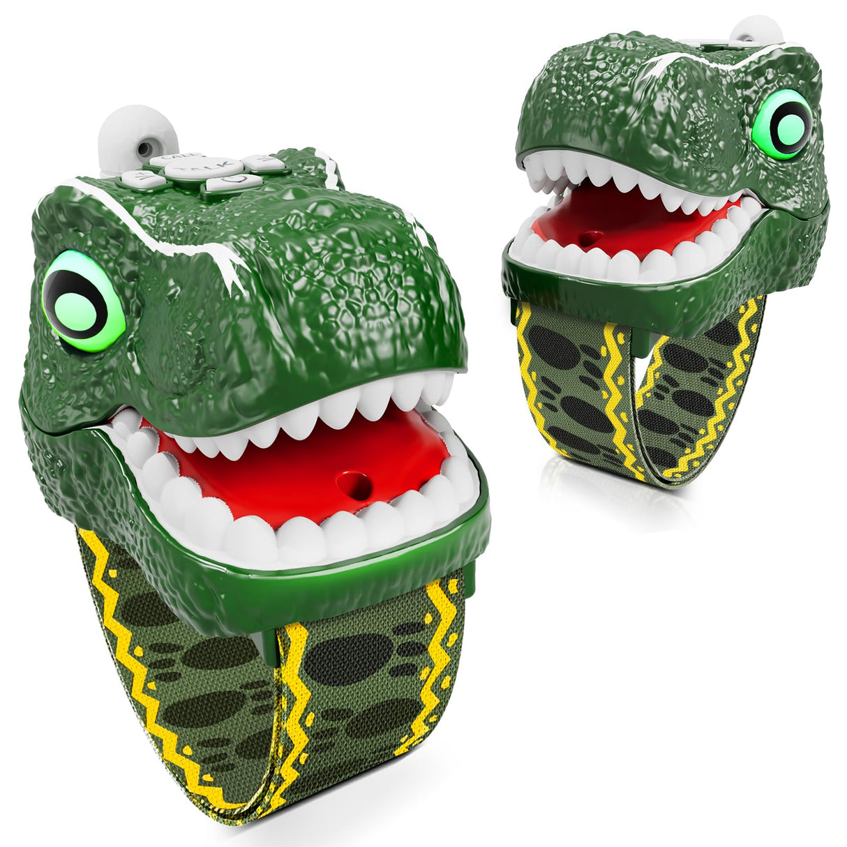 Dinosaur Walkie Talkies for Kids 2 Pack Camping Gear T-Rex Outdoor Toys for Boys Age 3-12 Year Old 3 Channel Long Range Birthday Gifts Easter Christmas Stocking Stuffers