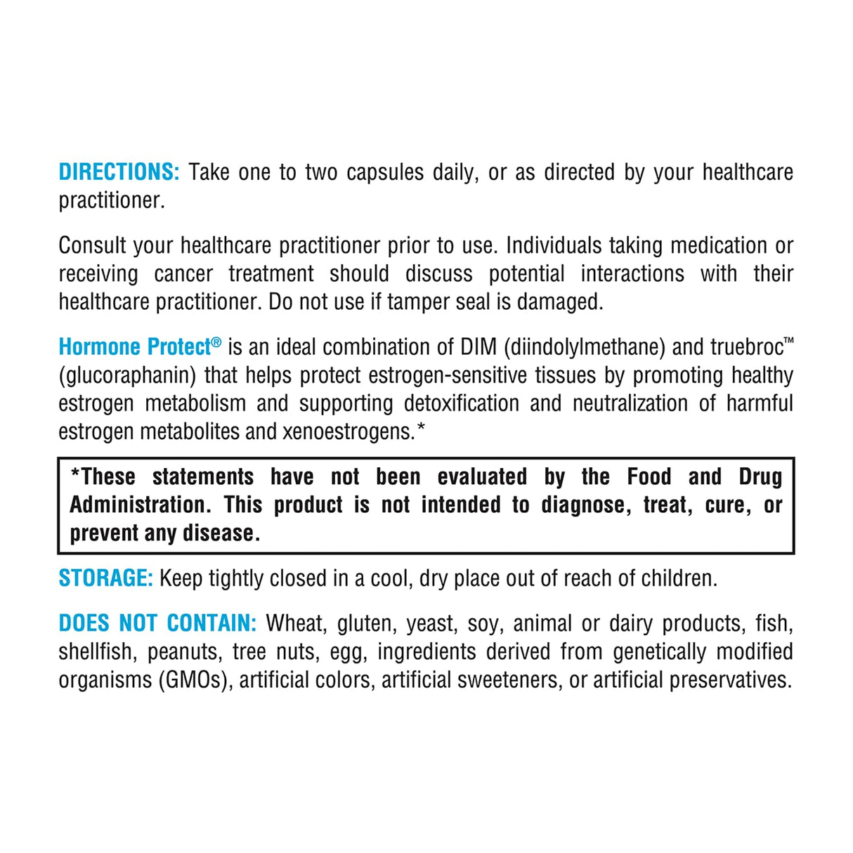 XYMOGEN Hormone Protect - Dim Supplements for Women with Glucoraphanin from Broccoli Extract - Promote Detoxification, Balance & Protect Estrogen Sensitive Tissues in The Breast & More (60 Capsules)