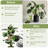 3 Pack Moss Pole, 48 Inch Monstera Plant Support, Moss Poles for Climbing Indoor Plants, Bendable Coco Coir Plant Support Stakes for Potted Plants, Pothos, Philodendron