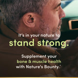 Nature's Bounty Calcium Magnesium & Zinc Caplets,Immune & Bone Health,Daily Supplement,1000mg Calcium,400mg Magnesium,600 IU Vitamin D,Gluten Free,100 Caplets,(Pack of 3)