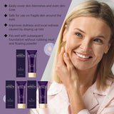 Body Coverage Perfector with Brush | Waterproof & Transfer-Resistant Body Makeup, Long-Lasting Tattoo Cover Up Cream for Legs & Body, Full Coverage Cream Foundation (Natural color)