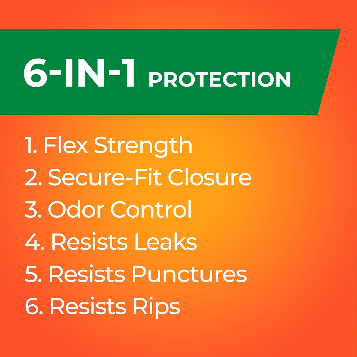 Hefty Ultra Strong Made with 50% Recovered Materials* Tall Kitchen Trash Bags, Gray, Unscented, 13 Gallon, 110 Count