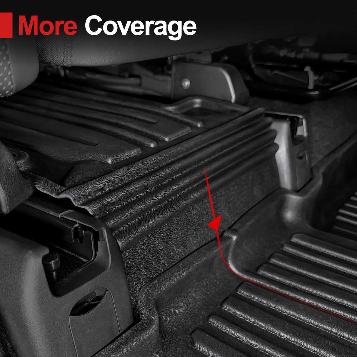 HOUCLEMIC Floor Mats for 2025 Hyundai Santa Fe, All Weather TPE Cargo Mat with Backrest Mat Interior Car Mats Protection for Hyundai Santa Fe Calligraphy Accessories (Fit Hybrid and Fuel) 2024 2025