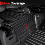 HOUCLEMIC Floor Mats for 2025 Hyundai Santa Fe, All Weather TPE Cargo Mat with Backrest Mat Interior Car Mats Protection for Hyundai Santa Fe Calligraphy Accessories (Fit Hybrid and Fuel) 2024 2025