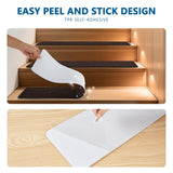 Stair Treads for Wooden Steps, 15 Pack 9" X 30" Non Slip Carpet Stair Treads Indoor with Reusable Adhesive for Kids Elders and Dogs, Surface Polyester TPR Backing Stair Runner Rugs, Brown
