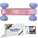 Coniflor Hip Thrust Belt - Adjustable Fitness Belt for Dumbbells, Kettlebells, Plates - Support Up to 100 lbs - Upgrade Slip-Resistant Pad for Safe and Comfortable Glute Workouts at Home or Gym, Pink