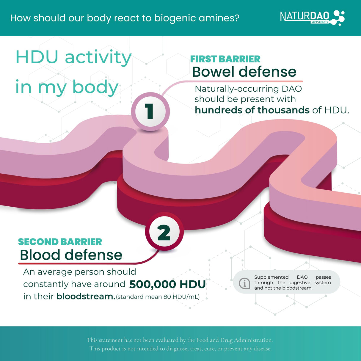 NATURDAO - 1,000,000 HDU - DAO Enzyme Supplement - Histamine Block - Diamine Oxidase - Food Intolerance - 60 Tablets