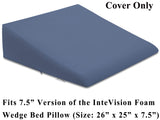 InteVision 400 Thread Count, 100% Egyptian Cotton Pillowcase. Designed to Fit The 7.5" Version of The InteVision Foam Wedge Bed Pillow (26" x 25" x 7.5")