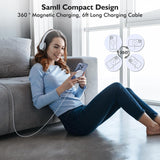 [Apple MFi Certified]Magnetic Wireless iPhone Charger Magsafe Charger,6FT 15W Fast Phone Charging Pad Wireless Magnetic Charge for iPhone 17/17Air/16 Pro Max/16 Plus/15 Pro Max/14/13/12/AirPods3/2/Pro