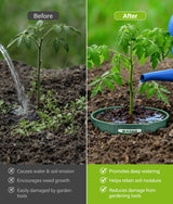 7 inch Planting Grow Rings, 6 PCS Plant Rings for Outdoor Plants, Perfect for Deep Root Watering Veggies Herbs and Flowers