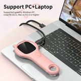 Portable Handheld Mini Digital Microscope for Kids - Educational Science Toys, Christmas & Birthday Gifts for Age 5 6 7 8 9 10 11 12 Girls & Boys (Pink)