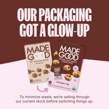 MadeGood Soft Baked Mini Chocolate Chip Cookies, 30-Pack Gluten Free