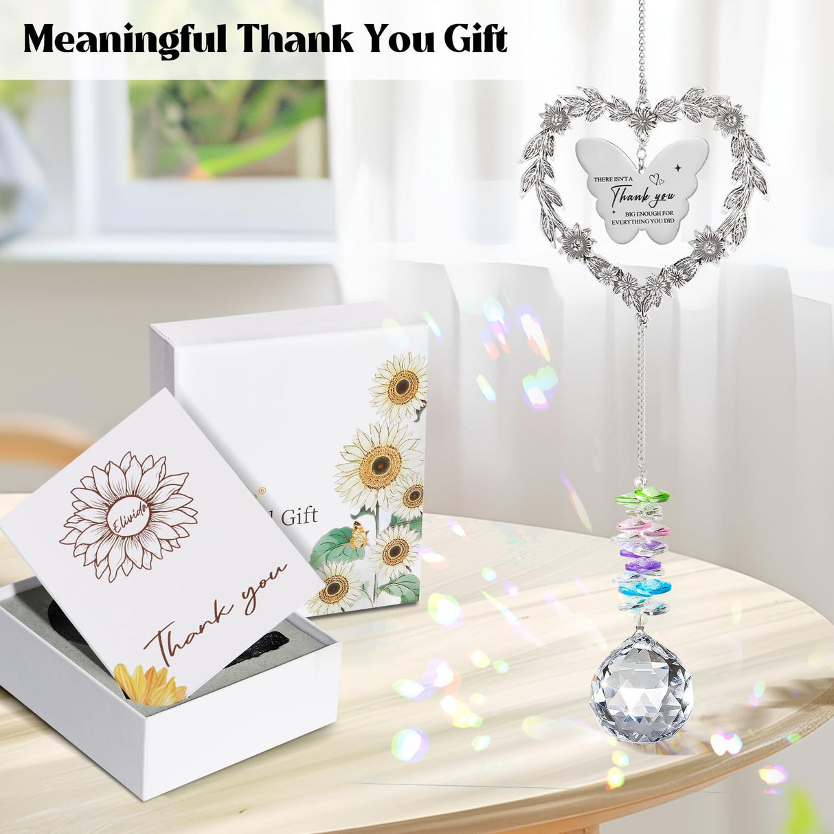 Appreciation Gift for Women Teacher, Thank You Suncatcher for Coworkers