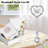 Appreciation Gift for Women Teacher, Thank You Suncatcher for Coworkers