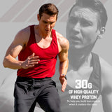 Six Star Whey Protein Powder Plus - Muscle Building & Recovery Formula with Whey Isolate Powder, BCAAs, 30g Protein, Immune Support - Post-Workout Supplement - Strawberry Smoothie, 1.8 lbs