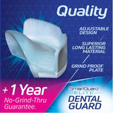 Dental Guard SMARTGUARD ELITE (2 Guards 1 Travel case) Front tooth Custom Anti Teeth Grinding Night Guard for Clenching - Dentist Designed - Bruxing Splint Mouth Protector for Relief of Symptoms