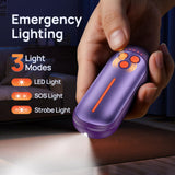 DeeKom Rechargeable Hand Warmers 2 Pack, 6000mAh Electric Hand Warmer Rechargeable, 2 in 1 Portable Hand Warmers with AI Smart Chips, Outdoor, Hunting, Camping for Family for Christmas