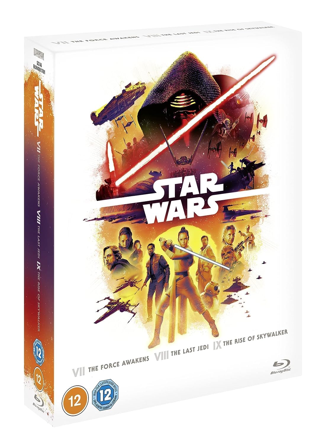 Star Wars 1-9 Complete Movie Collection Bundle (Blu-Ray, Region Free)