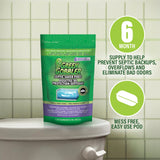 Green Gobbler Septic Tank Treatment Packets, 12 Month Supply - Powerful Natural Bacterial & Enzymes to Prevent Costly Septic Issues, Back-Ups, Foul Odor
