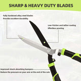 YRTSH Hedge Clippers, Garden Hedge Shears for Trimming Border Hedges Shrubs