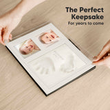 Baby Hand and Footprint Kit Quick Dry Clay Baby Footprints (Alpine White)
