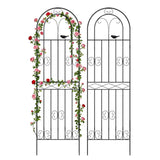 Amoskey Durable Garden Trellis for Climbing Plants - Outdoor Trellis Supports for Lush Greenery - Ideal for Vines, Flowers, and Vegetables, Easy Installation & Space-Saving Design (71"H*20"W -2 pack)