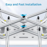 Shower Chair for Inside Shower, BRITULIF 550 lbs Heavy Duty Shower Chair for Elderly and Disabled, Shower Seat FSA/HSA Eligible, 6 Height Adjustable, Ideal for Adult and Senior Bathroom Needs